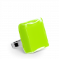 Glass ring - Carré Medium Milk