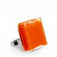 Glass ring - Carré Medium Milk