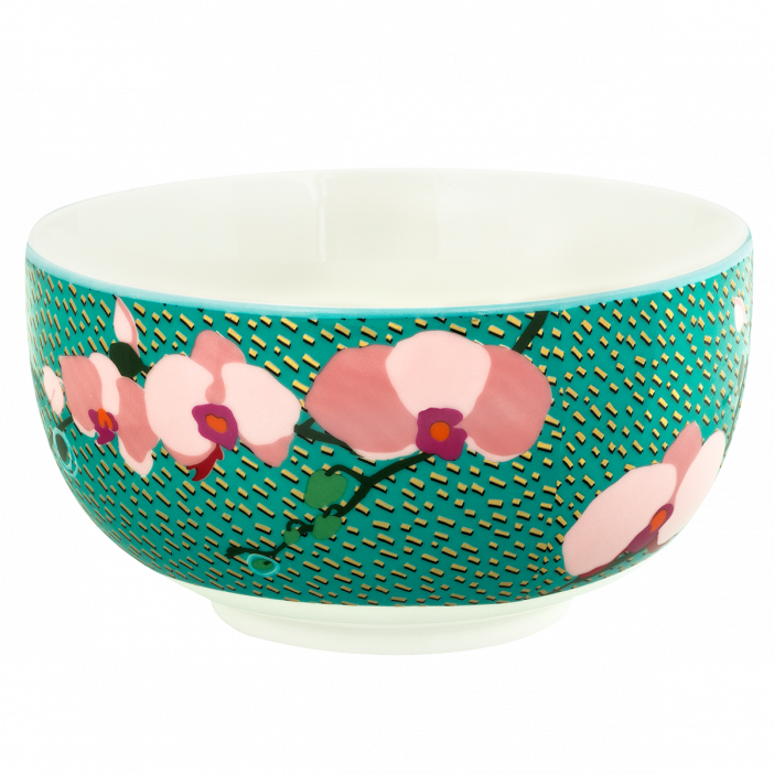 Petit saladier en porcelaine - Matinal Soupe Orchid Blue