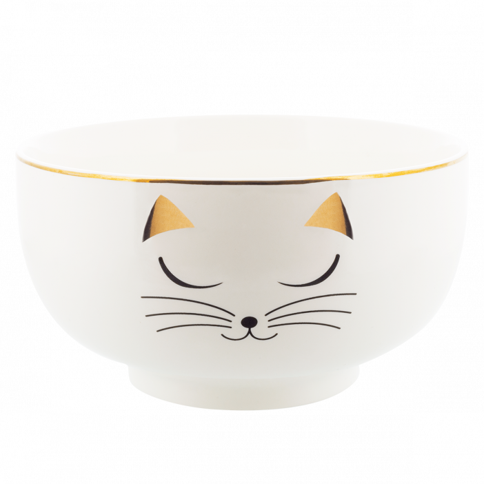 Small salad bowl - Matinal Soupe White Cat