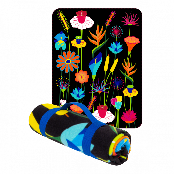 Keep Me Warm – Kuscheldecke Jardin fleuri