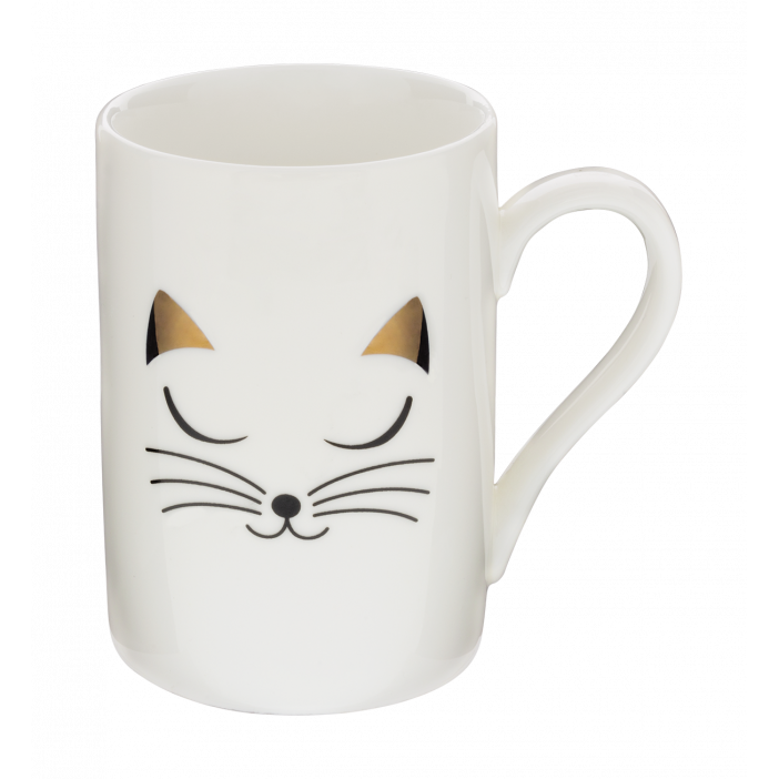 Kaffeebecher 30 cl - Schluck White Cat