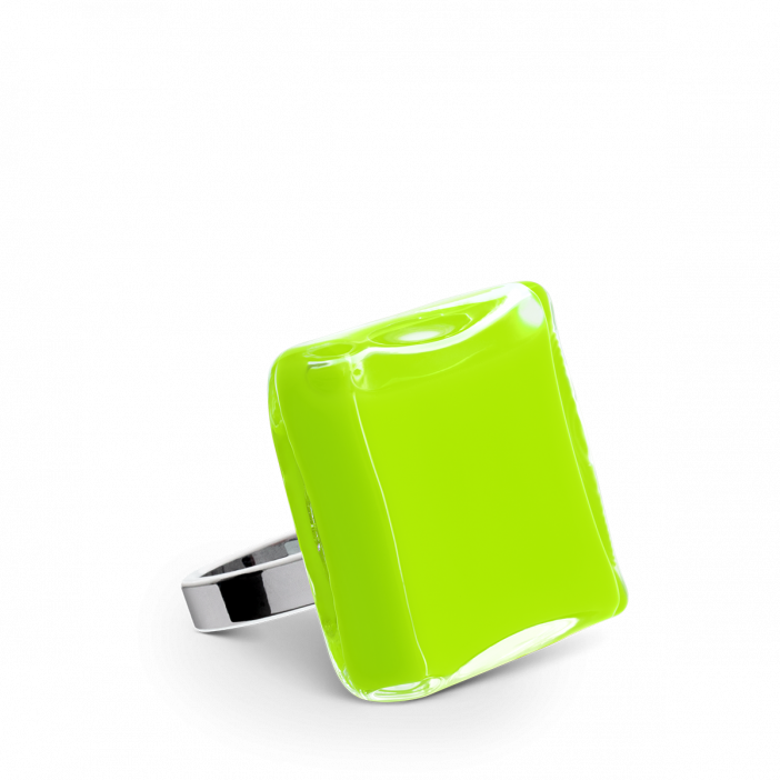 Glasring - Carré Mini Milk Hellgrün