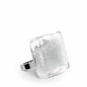 Glass ring - Carré Mini Billes