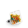 Bague en verre soufflée - Carré Mini Mix Perles