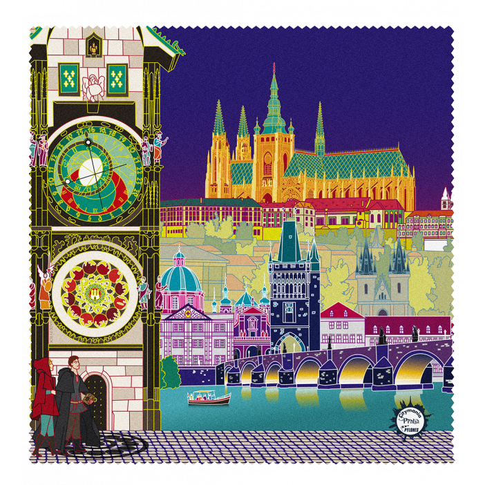 Mikrofasertuch - Belle Vue City Praha