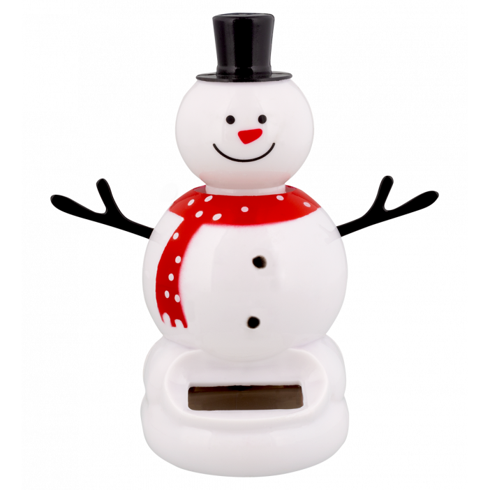 Solar powered dancing figurines - 1-2-3 Soleil Snowman