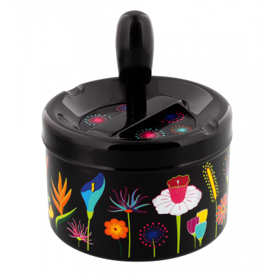 Cendrier poussoir - Pousse Pousse - Jardin fleuri