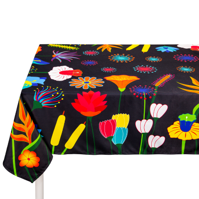 Nappe - A table ! - Jardin fleuri