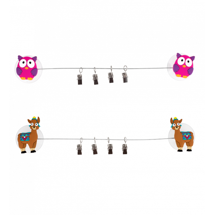 Set of 2 suction cup clips  - Ani-clip