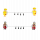 Set de 2 clips ventouse - Ani-clip