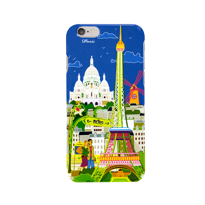 Schale für iPhone 6 - I Cover 6 Paris Bleu