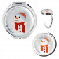 Handtaschenhalter - Dîner en Ville Snowman