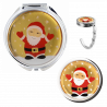 Pack - Accroche sac et miroir de poche Santa
