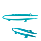 Piccola pinza per servire - Mini Croc' Rosa