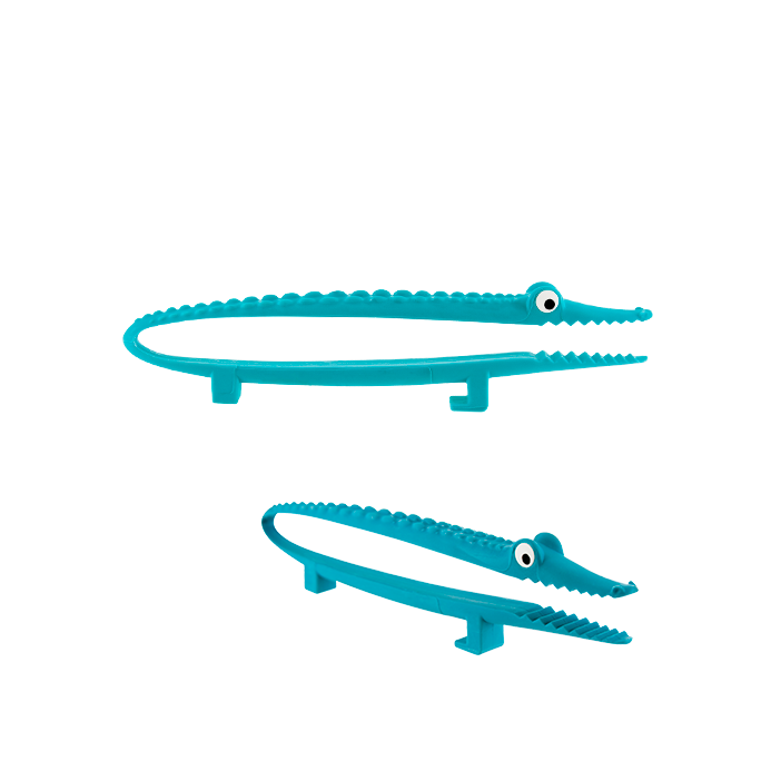 Piccola pinza per servire - Mini Croc' Blu