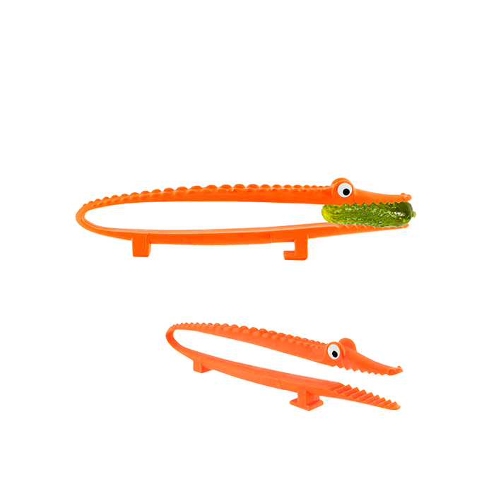 Petite pince à servir - Mini Croc' Orange