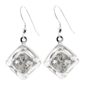 Hook earrings - Carré Paillettes