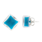 Stud earrings - Carré Billes