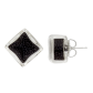 Stud earrings - Carré Billes
