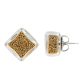 Stud earrings - Carré Billes