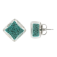 Stud earrings - Carré Billes