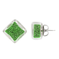 Stud earrings - Carré Billes