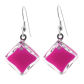 Hook earrings - Carré Milk