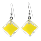 Hook earrings - Carré Milk
