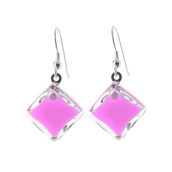 Hook earrings - Carré Milk