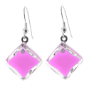 Hook earrings - Carré Milk