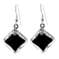 Hook earrings - Carré Milk