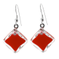 Hook earrings - Carré Milk