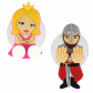  Chevalier + Princesse.