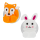 Set of 2 toothbrush holders - Ani-toothi