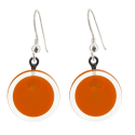 Hook earrings - Cachou Milk Rust