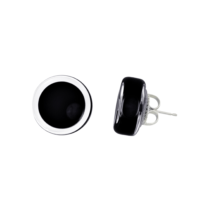 Stud earrings - Cachou Milk Black