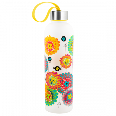 Gourde 80 cl - Happyglou Large - Dahlia