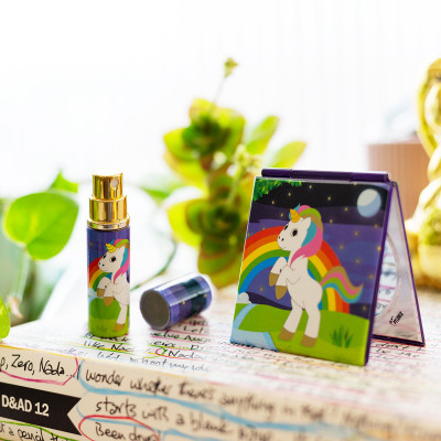 Set - 1 Vaporisateur de parfum de sac et 1 miroir