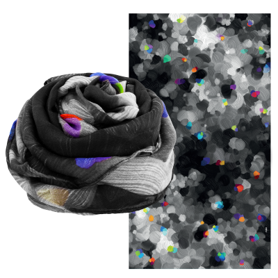Foulard / paréo - Balade - Black Palette