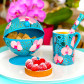 Boule à sucre / pot à sucre - Sugar Pot Blue Owl