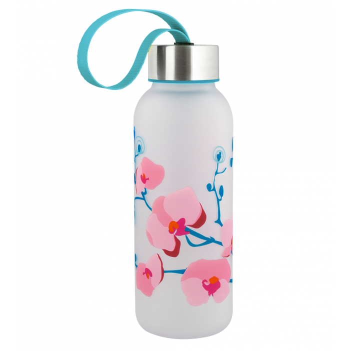 Gourde 42 cl - Happyglou small Orchid Blue