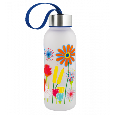 Gourde 42 cl - Happyglou small - Jardin fleuri