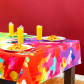 Nappe - A table ! Coquelicots