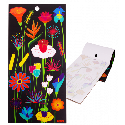 Bloc note magnétique - Carnet Formalist - Jardin fleuri