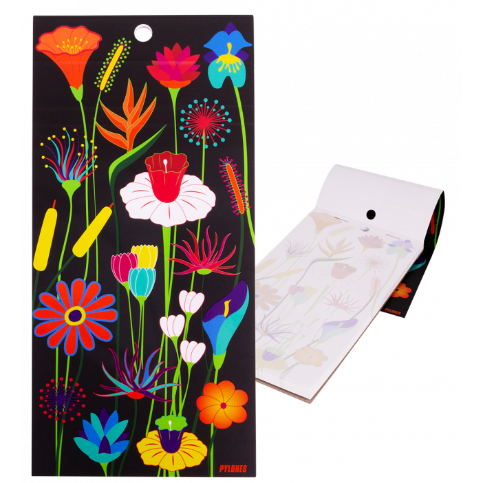 Bloc note magnétique - Carnet Formalist Jardin fleuri