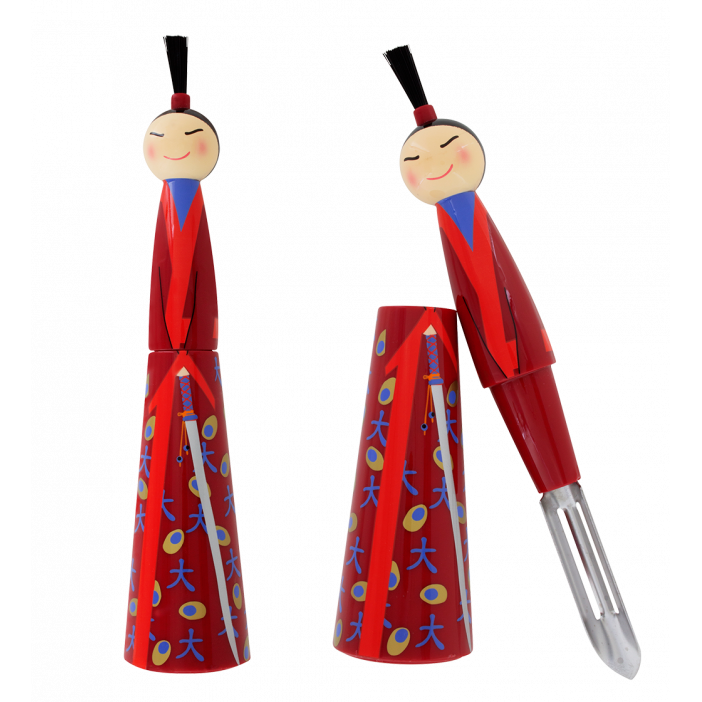 Epluche légumes - Samuraï Rouge foncé