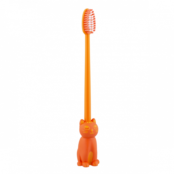 Seconde Chance - Brosse à dents - Cat Smile Orange