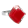 Bague en verre soufflée - Losange Nano Milk