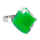 Bague en verre soufflée - Losange Nano Milk
